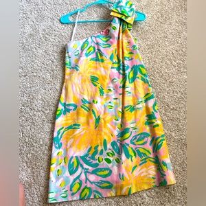 Lilly Pulitzer Floral One Shoulder Dress